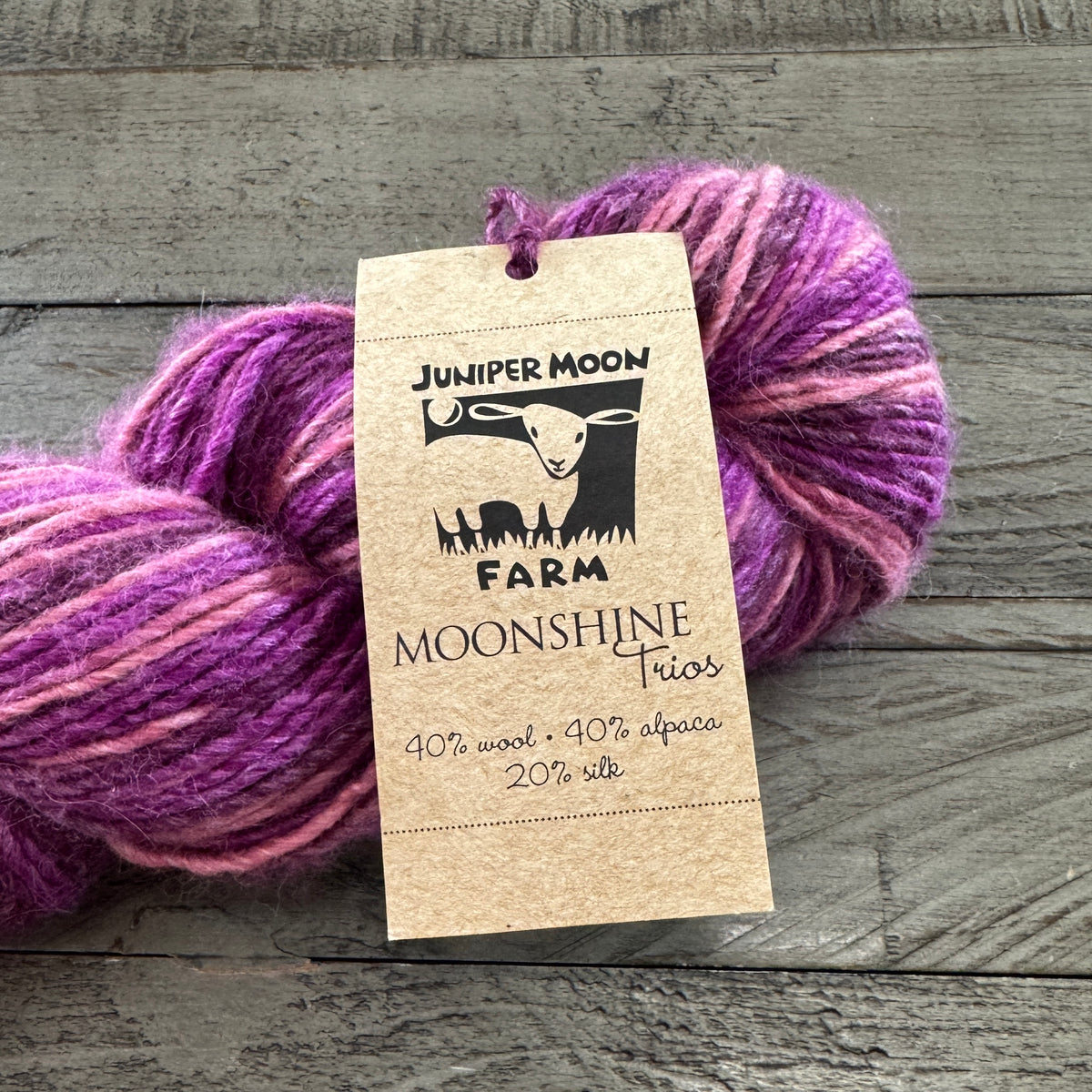 Juniper Moon Yarns, Moonshine Trios Yarn | Worsted Weight Yarn