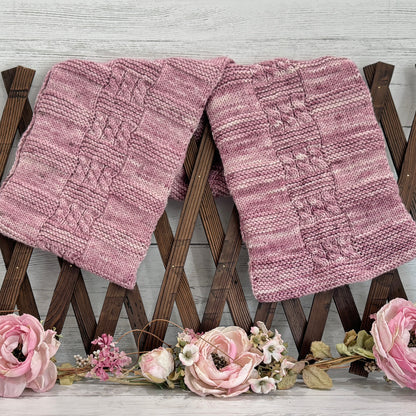Poppy Block Hat & Scarf Matching Set Bundle