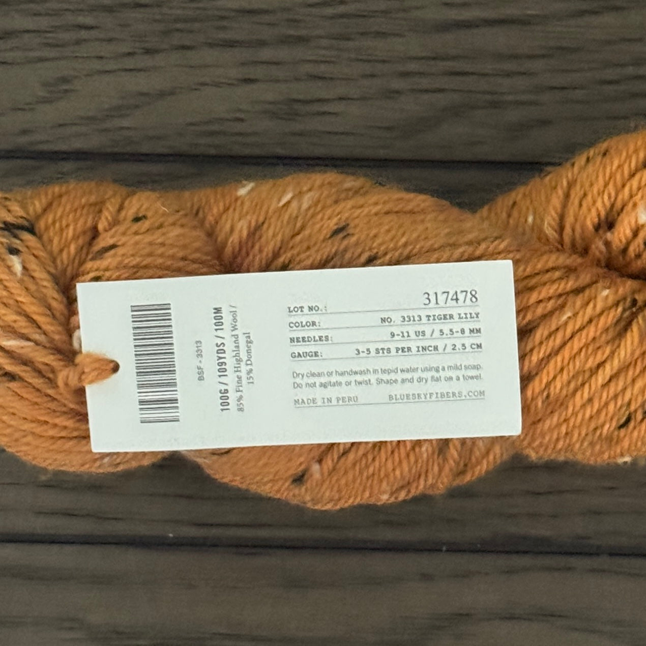 Blue Sky Fibers Woolstok Tweed Yarn | Aran Weight Yarn