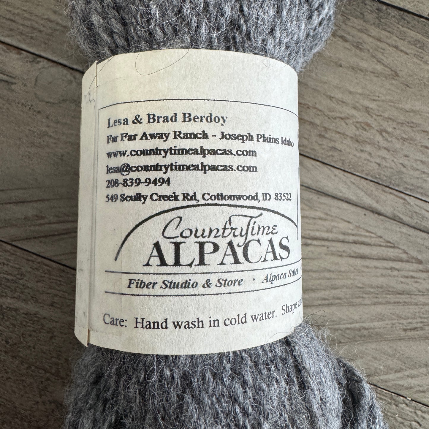 Country Time Alpacas Yarn | Aran Weight Yarn