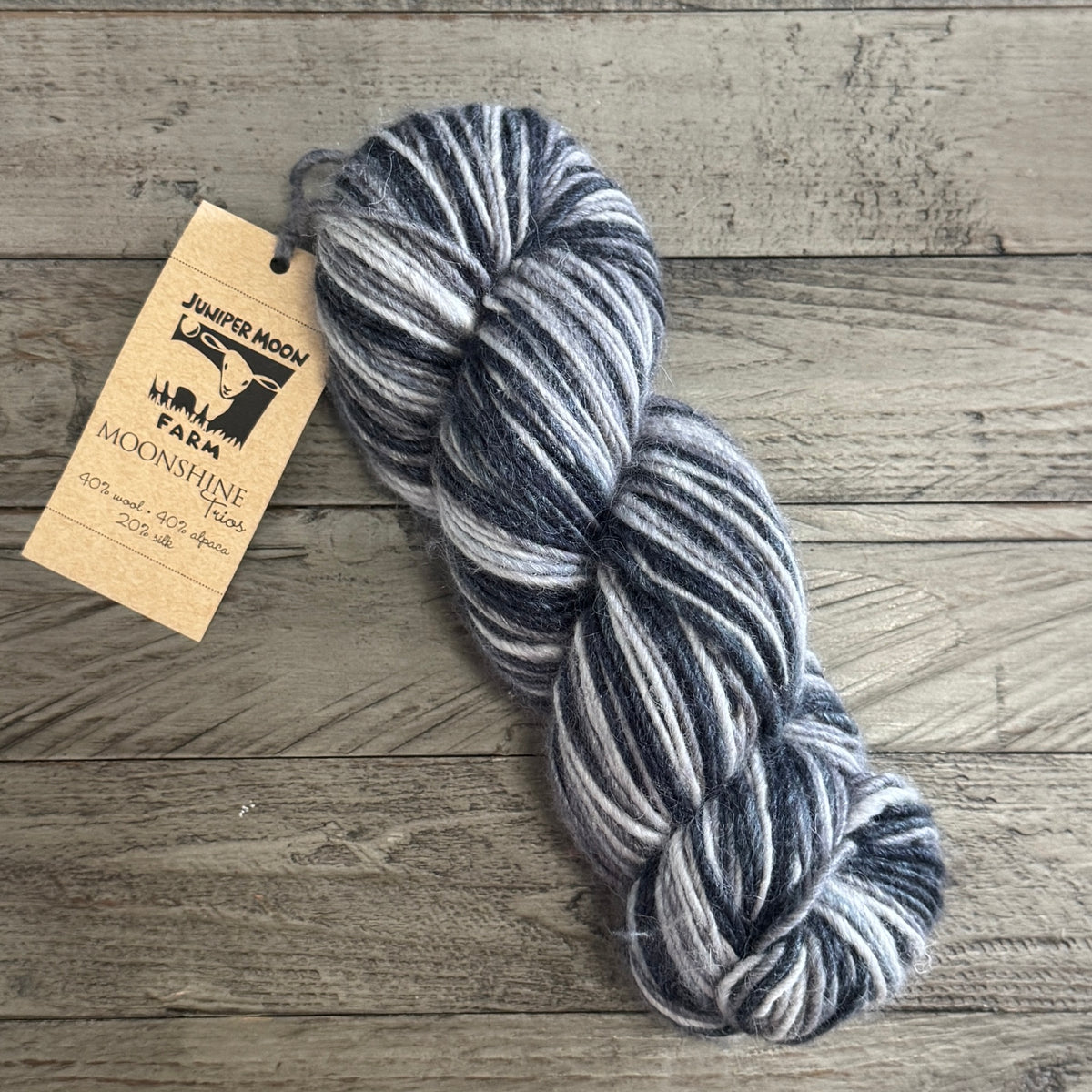Juniper Moon Yarns, Moonshine Trios Yarn | Worsted Weight Yarn
