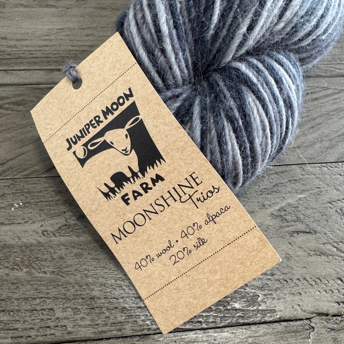 Juniper Moon Yarns, Moonshine Trios Yarn | Worsted Weight Yarn