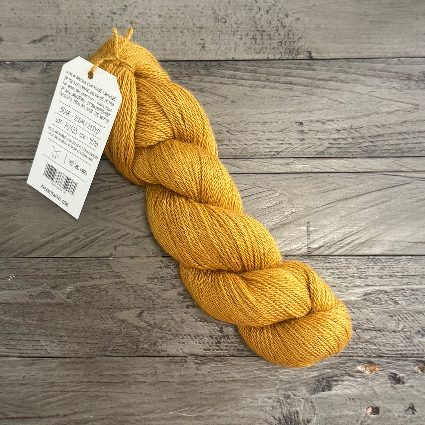 Ayni by Amano Yarn | Fingering Weight Yarn