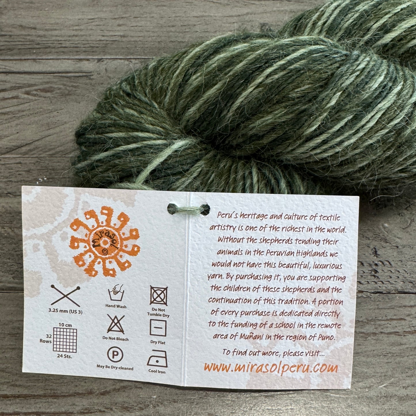 Mirasol Yarn, Paqu Pura Yarn | Sport Weight Yarn