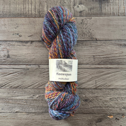 Homespun Multicolor Yarn | Worsted Weight Yarn