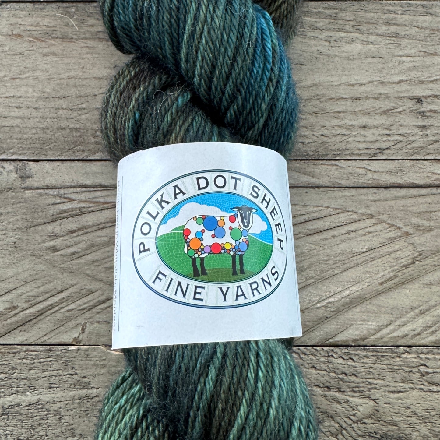Polka Dot Sheep Yarn | Worsted Weight Yarn