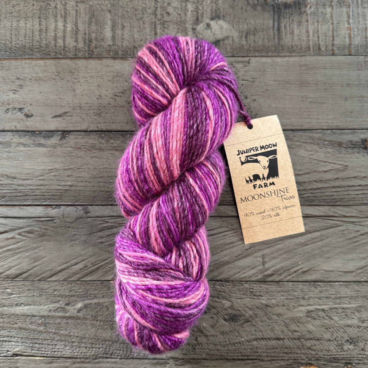 Juniper Moon Yarns, Moonshine Trios Yarn | Worsted Weight Yarn