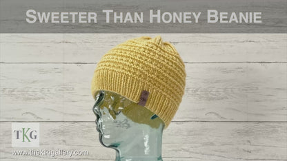 Sweeter Than Honey Beanie Pattern